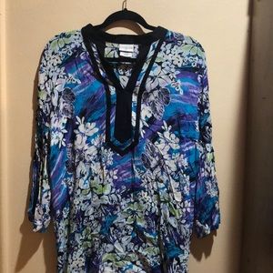 Jaclyn Smith Floral tunic